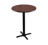 36" 211 Black Table With 30" Diameter Top