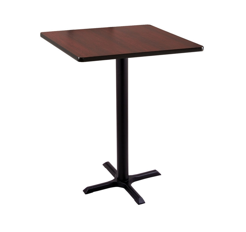 36" 211 Black Table With 30" X 30" Square Top