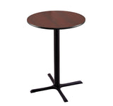 36" 211 Black Table With 30" Diameter Top