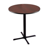 36" 211 Black Table With 36" Diameter Top