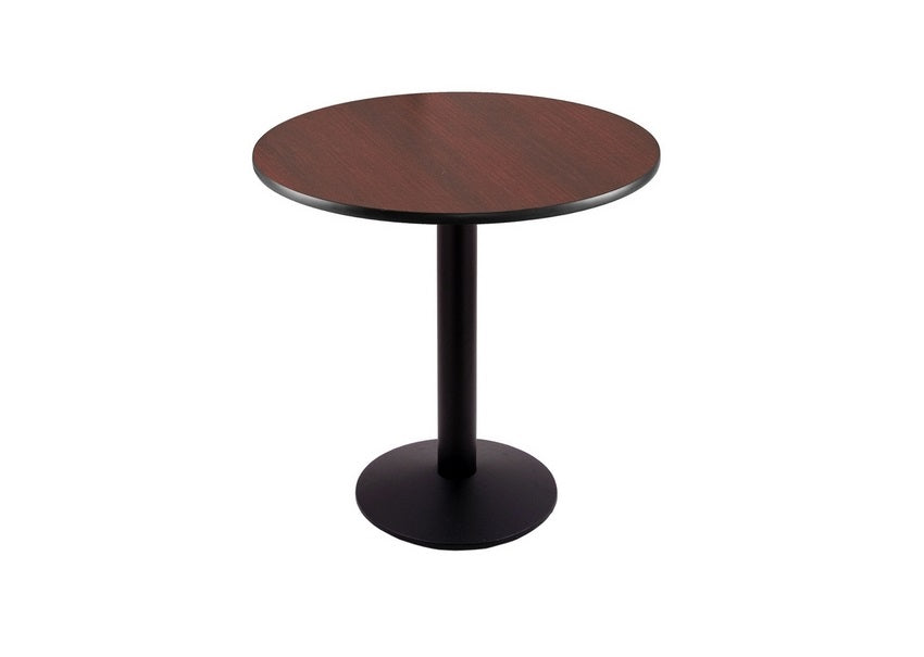 30" 214 Black Table With 24" Diameter Top