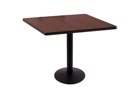 30" 214 Black Table With 30" X 30" Square Top