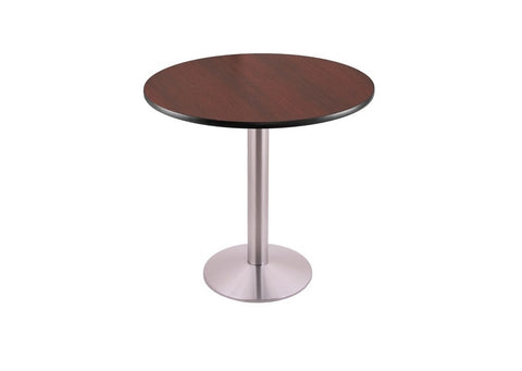 30" 214 Stainless Table With 24" Diameter Top