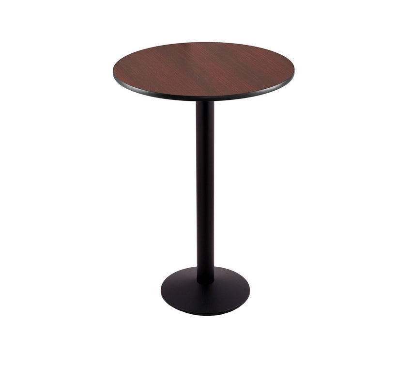 36" 214 Black Table With 24" Diameter Top