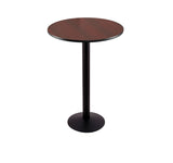 36" 214 Black Table With 24" Diameter Top