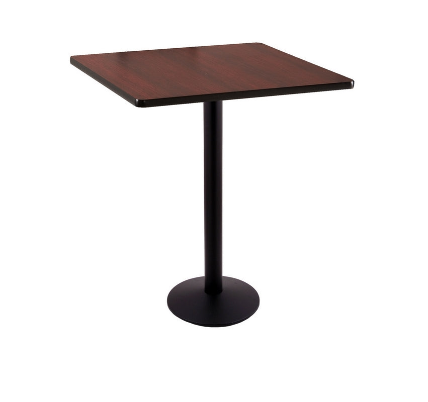 36" 214 Black Table With 30" X 30" Square Top