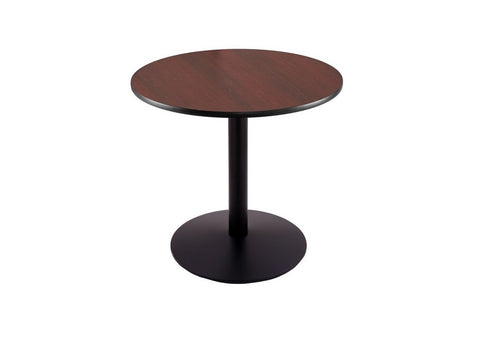 30" 214 Black Table With 24" Diameter Top