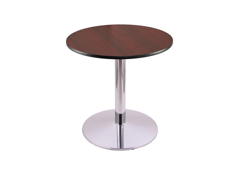 30" 214 Chrome Table With 24" Diameter Top