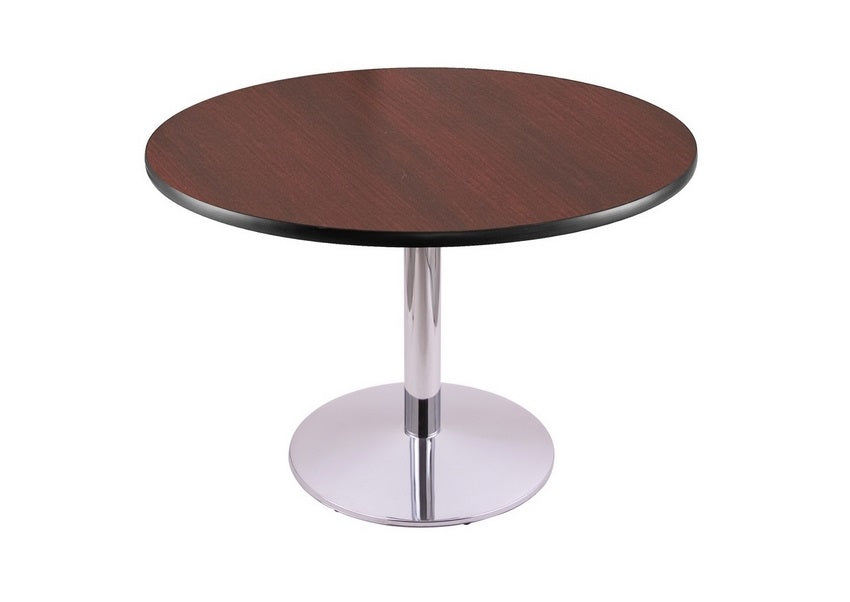 30" 214 Chrome Table With 36" Diameter Top