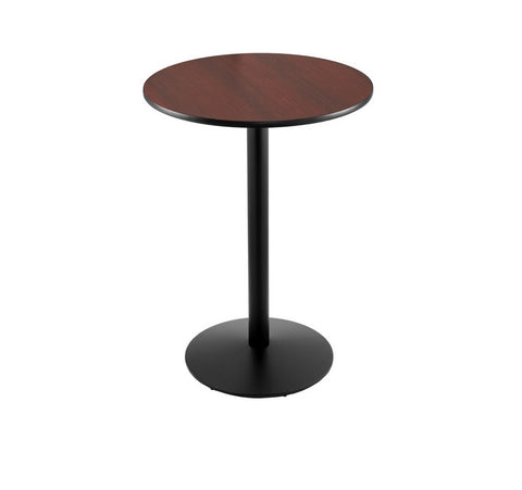 36" 214 Black Table With 24" Diameter Top