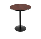 36" 214 Black Table With 30" Diameter Top