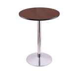 36" 214 Chrome Table With 30" Diameter Top