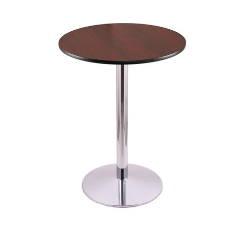 36" 214 Chrome Table With 30" Diameter Top