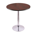 36" 214 Chrome Table With 36" Diameter Top