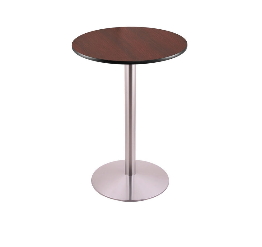 36" 214 Stainless Table With 24" Diameter Top