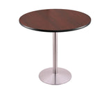 36" 214 Stainless Table With 36" Diameter Top