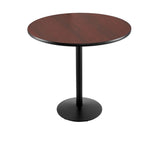 42" 214 Black Table With 36" Diameter Top