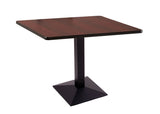 30" 217 Black Table With 36" X 36" Square Top