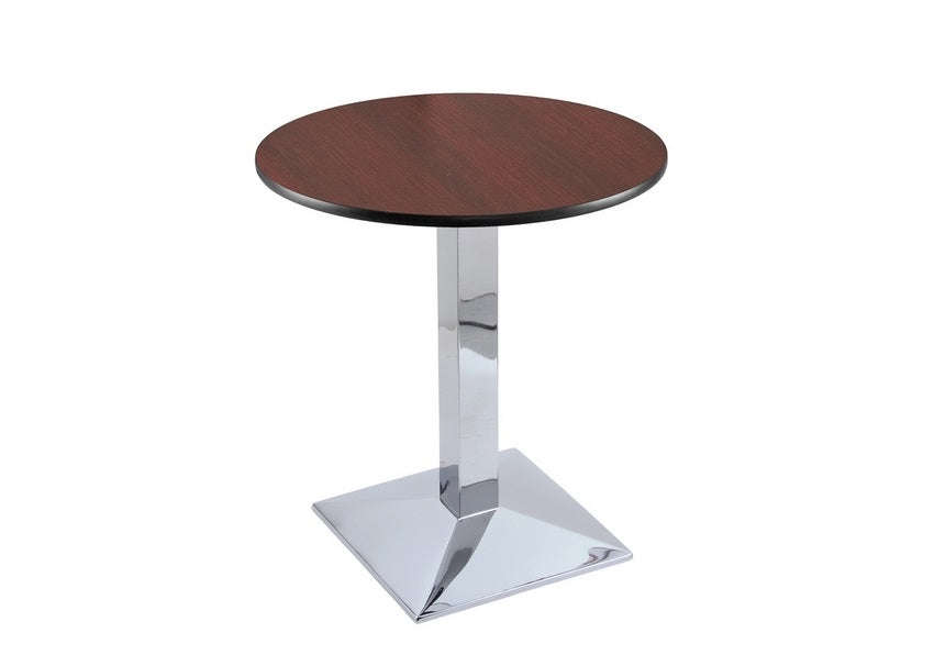 30" 217 Chrome Table With 24" Diameter Top