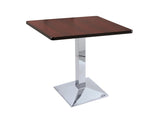 30" 217 Chrome Table With 30" X 30" Square Top