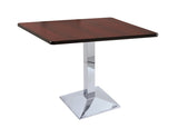 30" 217 Chrome Table With 36" X 36" Square Top