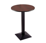 36" 217 Black Table With 30" Diameter Top