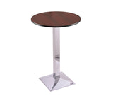 36" 217 Chrome Table With 24" Diameter Top