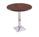 36" 217 Chrome Table With 36" Diameter Top