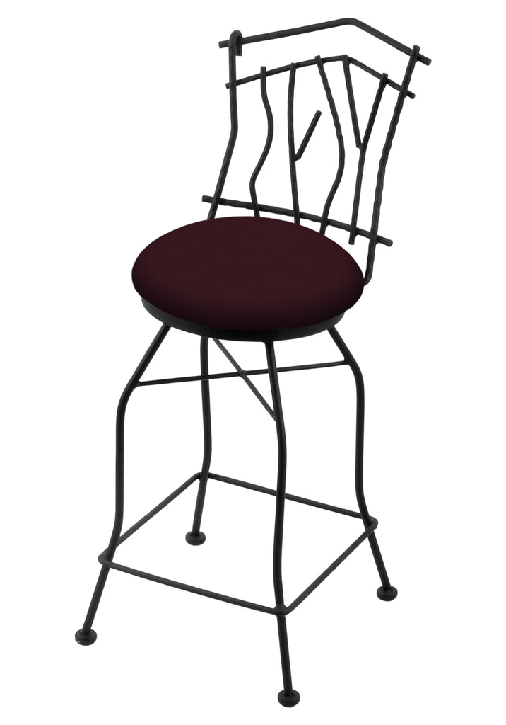 3010 Aspen Swivel Stool Canter Bordeaux