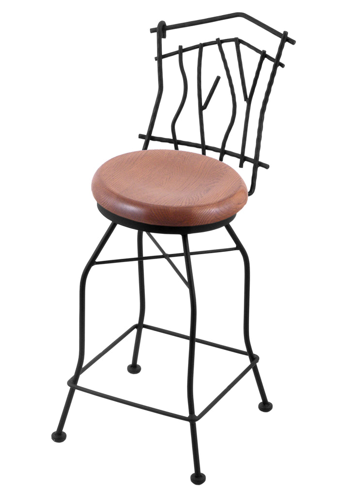 3010 Aspen Swivel Stool Medium Oak