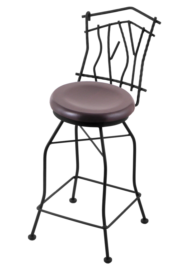 3010 Aspen Swivel Stool Dark Cherry Maple