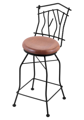 3010 Aspen Swivel Stool Medium Oak