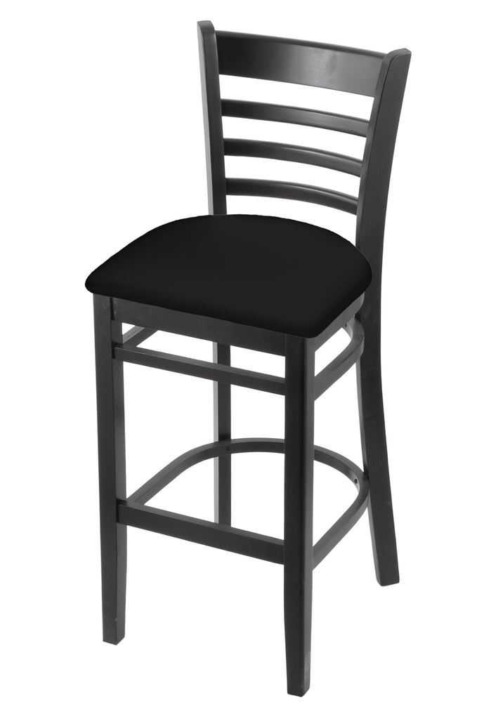 3140  Stool Black Vinyl-25"