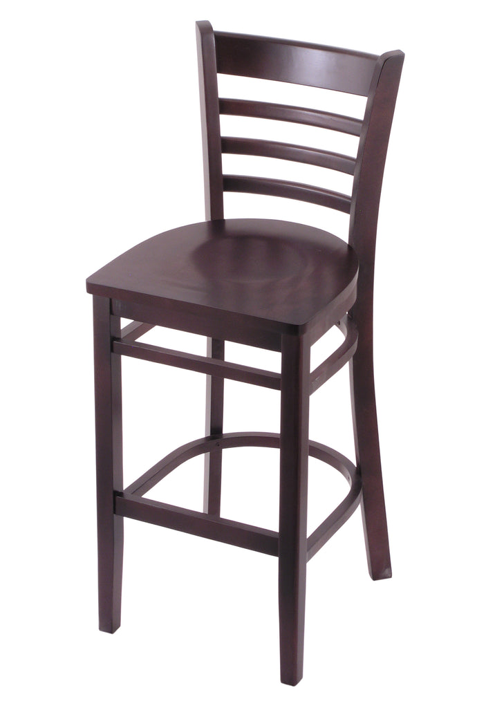 3140  Stool Dark Cherry-25"