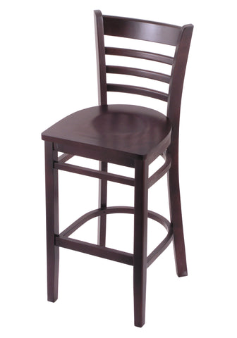 3140  Stool Dark Cherry-25"