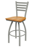 410 Jackie Swivel Stool Medium Oak