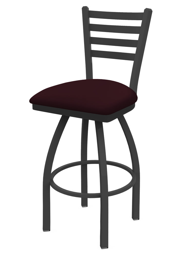 410 Jackie Swivel Stool Canter Bordeaux