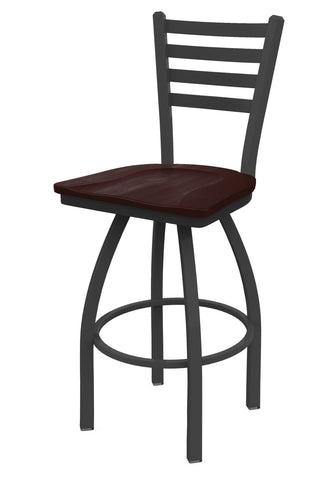 410 Jackie Swivel Stool Dark Cherry Maple