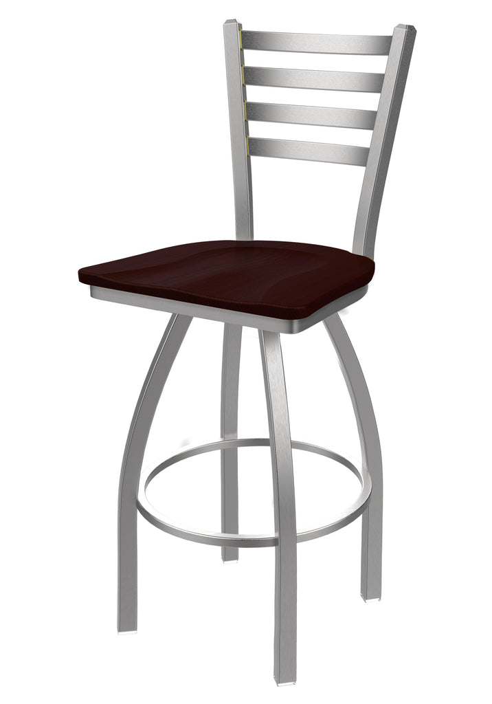 410 Jackie Swivel Stool Dark Cherry Oak