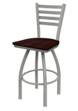 410 Jackie Swivel Stool Dark Cherry Oak