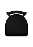 410 Jackie Swivel Stool Black Vinyl