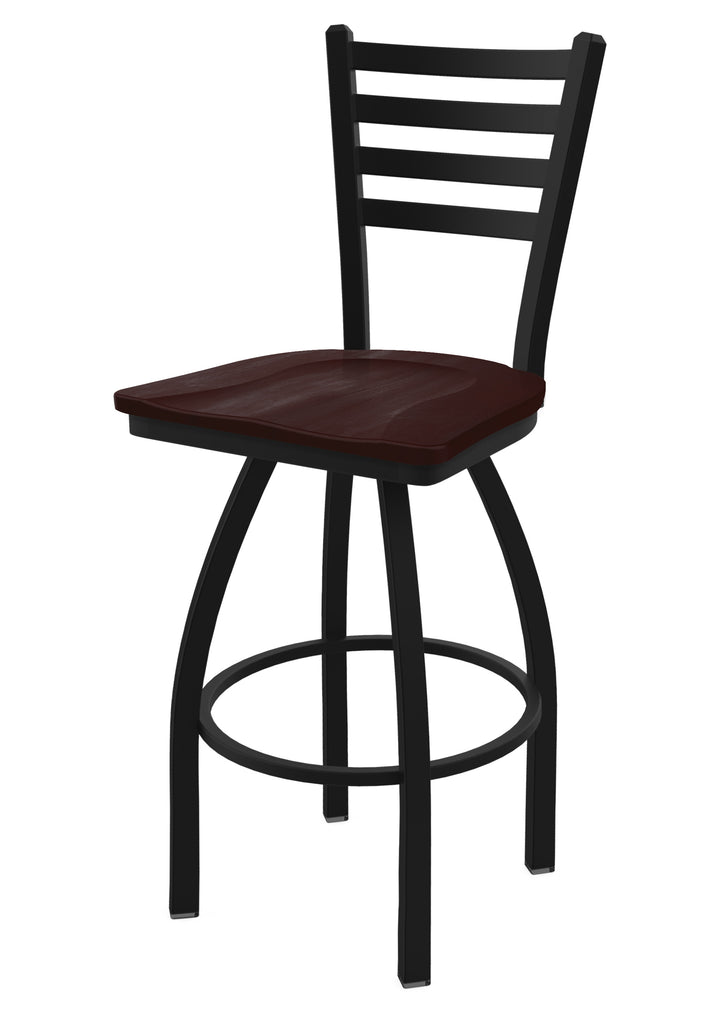 410 Jackie Swivel Stool Dark Cherry Maple