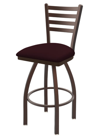 410 Jackie Swivel Stool Canter Bordeaux