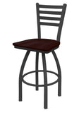 410 Jackie Swivel Stool Dark Cherry Oak