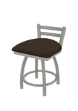 411 Jackie Low Back Swivel Vanity Stool Rein Coffee