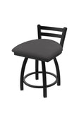 411 Jackie Low Back Swivel Vanity Stool Canter Storm