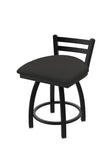 411 Jackie Low Back Swivel Vanity Stool Canter Iron