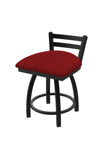 411 Jackie Low Back Swivel Vanity Stool Graph Ruby