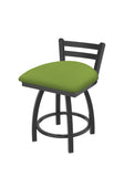 411 Jackie Low Back Swivel Vanity Stool Canter Kiwi Green