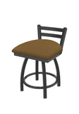 411 Jackie Low Back Swivel Vanity Stool Canter Saddle